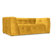 Žltá zamatová pohovka Windsor & Co Sofas Vesta, 208 cm
