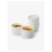 Súprava štyroch zapekacích misiek Ramekin White Basics 10x7cm Maxwell & Williams