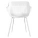Biele plastové záhradné stoličky v súprave 2 ks Jill Rondo – Hartman