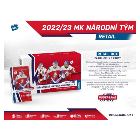 Moje Kartičky Hokejové karty národný tím 2022/2023 - Retail box