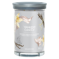 YANKEE CANDLE Signature Tumbler veľký Smoked Vanilla & Cashmere 567 g