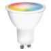 Solight LED SMART WIFI žiarovka, GU10, 5W, RGB, 425lm