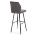 Tmavosivé barové stoličky v súprave 2 ks 75 cm Pol – Marckeric