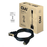 Kábel Club3D DVI-D na HDMI 1.4 obojsmerné, (M/M), 2m