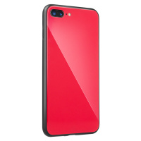 Plastové puzdro Glass case pre Apple iPhone XS Max červené