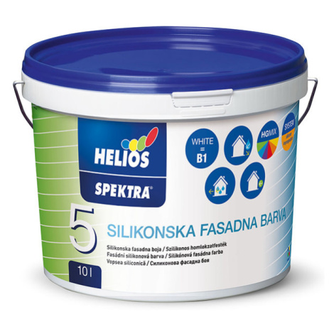 HELIOS SPEKTRA Silikónová fasádna farba 2 l báza - biela