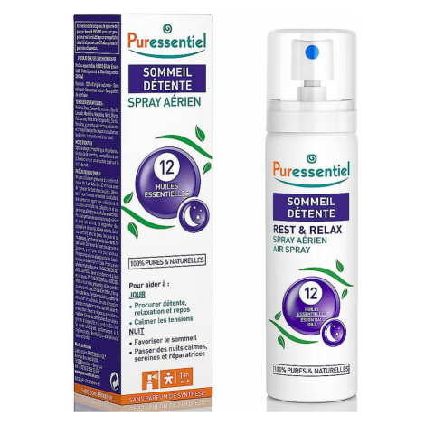 PURESSENTIEL Relaxačný sprej 12 esenciálnych olejov 75 ml