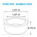 Intex Nafukovacia vírivka Pure Spa Bubble HWS