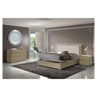 Estila Luxusná čalúnená manželská posteľ Telma s úložným priestorom 150-180cm
