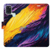 Flipové puzdro iSaprio - Fire Paint - Samsung Galaxy A21s