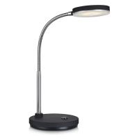 Čierna stolová LED lampa Markslöjd Flex