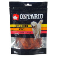 Pochúťka Ontario kura, sušené plátky 70g