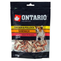 Pochúťka Ontario kura a treska, sendvič 70g