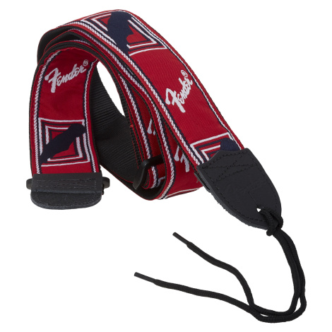 Fender Monogramm Strap Red-White-Blue