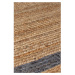 Jutový okrúhly koberec v prírodnej farbe ø 160 cm Grace – Flair Rugs