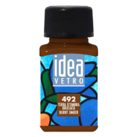 MAIMERI IDEA VETRO - Farby na sklo 492 - burnt umber, 60 ml