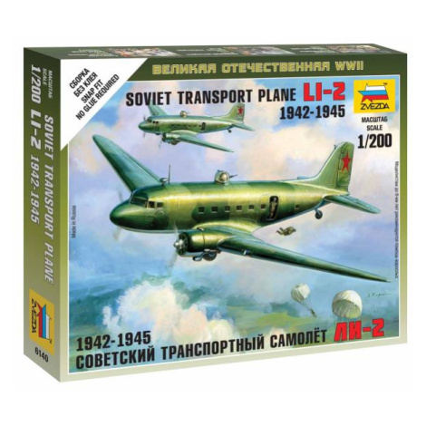 Wargames (WWII) letadlo 6140 - LI-2 Soviet Transport Plane (1:200)