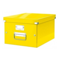 Leitz Stredná škatuľa Click - Store žltá