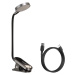 Svietidlo Baseus (DGRAD-0G) Comfort Reading Mini Clip Lamp (dark gray) (6953156223523)