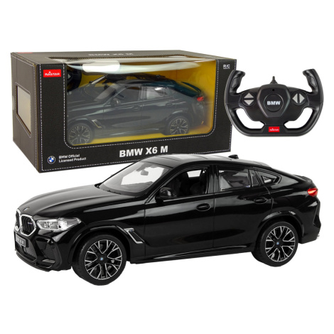 mamido Elektrické autíčko RC BMW X6 M 1:14 Rastar čierne