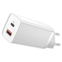 Nabíjačka Baseus GaN2 Lite Quick Travel Charger USB+C 65W EU (white)