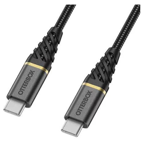 Kábel Otterbox Premium Cable USB C-C 1M USB-PD black (78-52677)