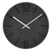 Drevené hodiny LAVVU Natur LCT5021, čierna 34cm