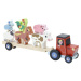 Drevená nasadzovačka - traktor so zvieratkami