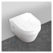 GEBERIT - Duofix Modul na závesné WC s tlačidlom Sigma30, matný chróm/chróm + Villeroy Boch - WC