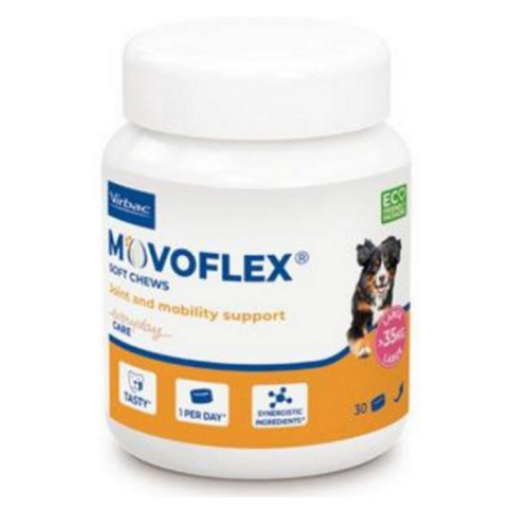 Movoflex Soft Chews L kĺbová výživa žuvacie tablety pre psy 30tbl Virbac