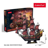 3D Puzzle Plachetnica Queen Anne's Revenge 391 dielikov