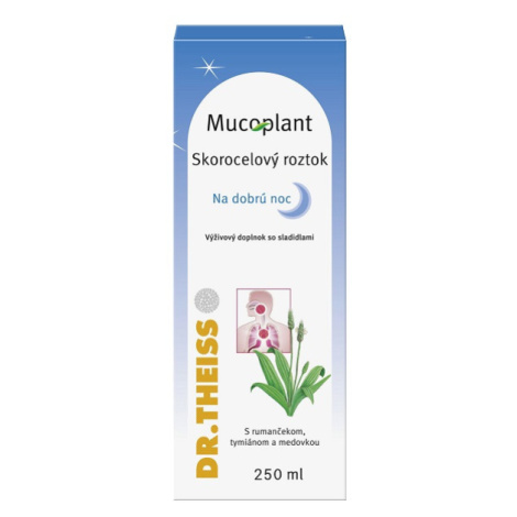 DR. THEISS Mucoplant sirup na dobrú noc skorocelový 250 ml