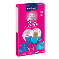 Pochúťka Vitakraft Jelly Lovers losos a treska 6x15g