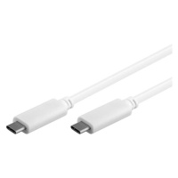 PremiumCord ku31cc1w USB-C/male - USB-C/male, 1m, bílý