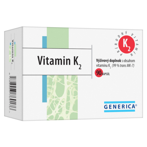 GENERICA Vitamín K2 90 kapsúl