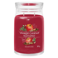 Yankee Candle, Veniec z červených jabĺčok, Sviečka v sklenenej dóze  567 g