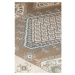 Hnedo-krémový koberec 120x170 cm Terrain – Hanse Home