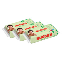 HUGGIES Natural Care Triplo vlhčené obrúsky 3 x 56 ks