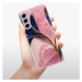 Odolné silikónové puzdro iSaprio - Pink Blue Leaves - Samsung Galaxy S21 FE 5G
