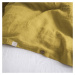 Žlté ľanové obliečky na dvojlôžko 200x200 cm - Linen Tales