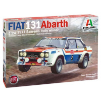 Italeri Model Kit auto Fiat 131 Abarth 1977 San Remo Rally Winter