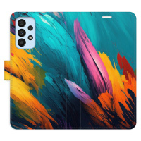 Flipové puzdro iSaprio - Orange Paint 02 - Samsung Galaxy A33 5G