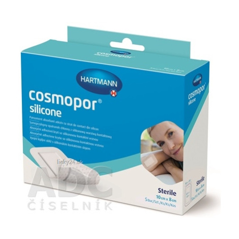 Cosmopor Silicone Absorpčné krytie 10x8CM 5ks