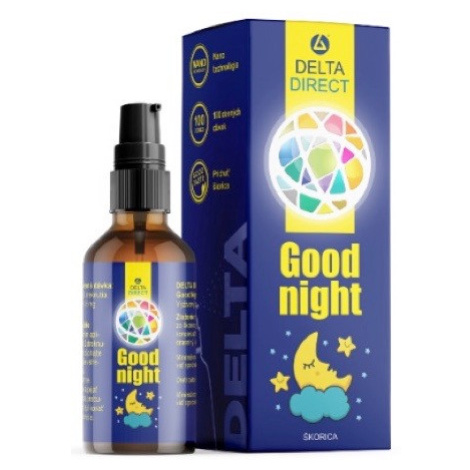 DELTA Direct Good Night Tekutý Melatonín s dávkovačom pod jazyk škorica 30 ml