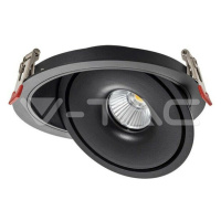 20W LED COB stropné svietidlo 3V1 čierne VT-2520 (V-TAC)