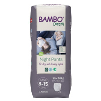 BAMBO Dreamy Night Pants Nohavičky plienkové jednorázové Girls 8-15 rokov (35-50 kg) 10 ks