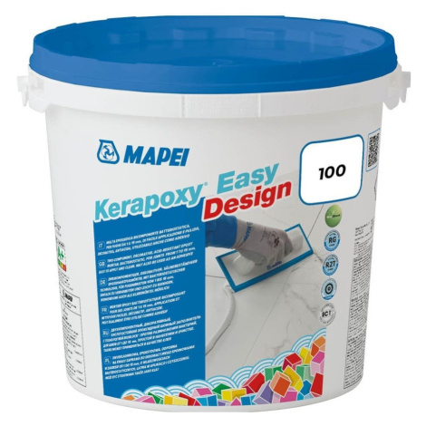 Škárovacia hmota Mapei Kerapoxy Easy Design biela 3 kg R2T MAPXED3100