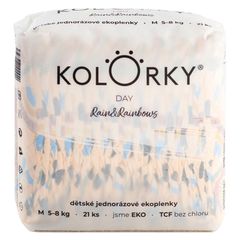 KOLORKY DAY Dážď a dúhy veľ. M (5-8 kg)  21 ks