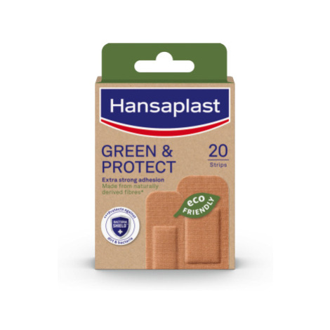 Hansaplast GREEN & PROTECT udržateľná náplasť, 2 veľkosti 20 ks