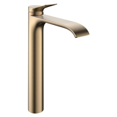 Hansgrohe Vivenis vysoká umývadlová batéria s výpusťou kartáčovaný bronz 75044140